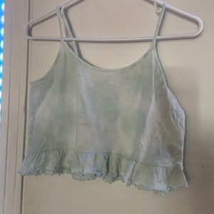 American Eagle Teal Babydoll Cami, Size Small